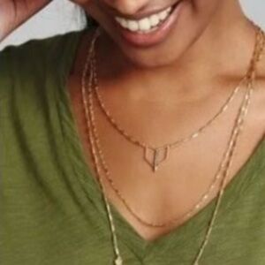 Stella & Dot Terra Gold Layered Necklace